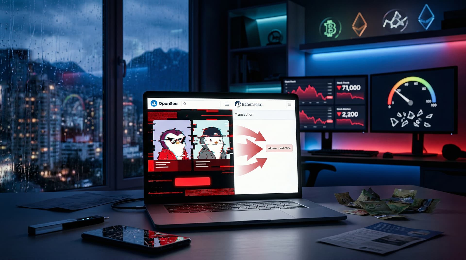 Crypto Scam Drains B.C. Victim $11,900, Police Warn on NFT Risks