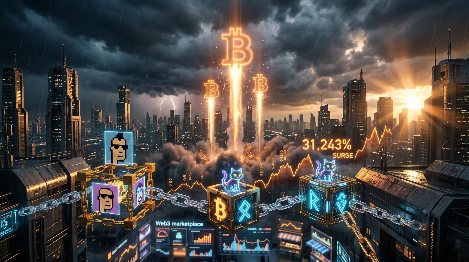 Saylor's 31,243% Bitcoin Prediction Fuels Ordinals NFT Surge