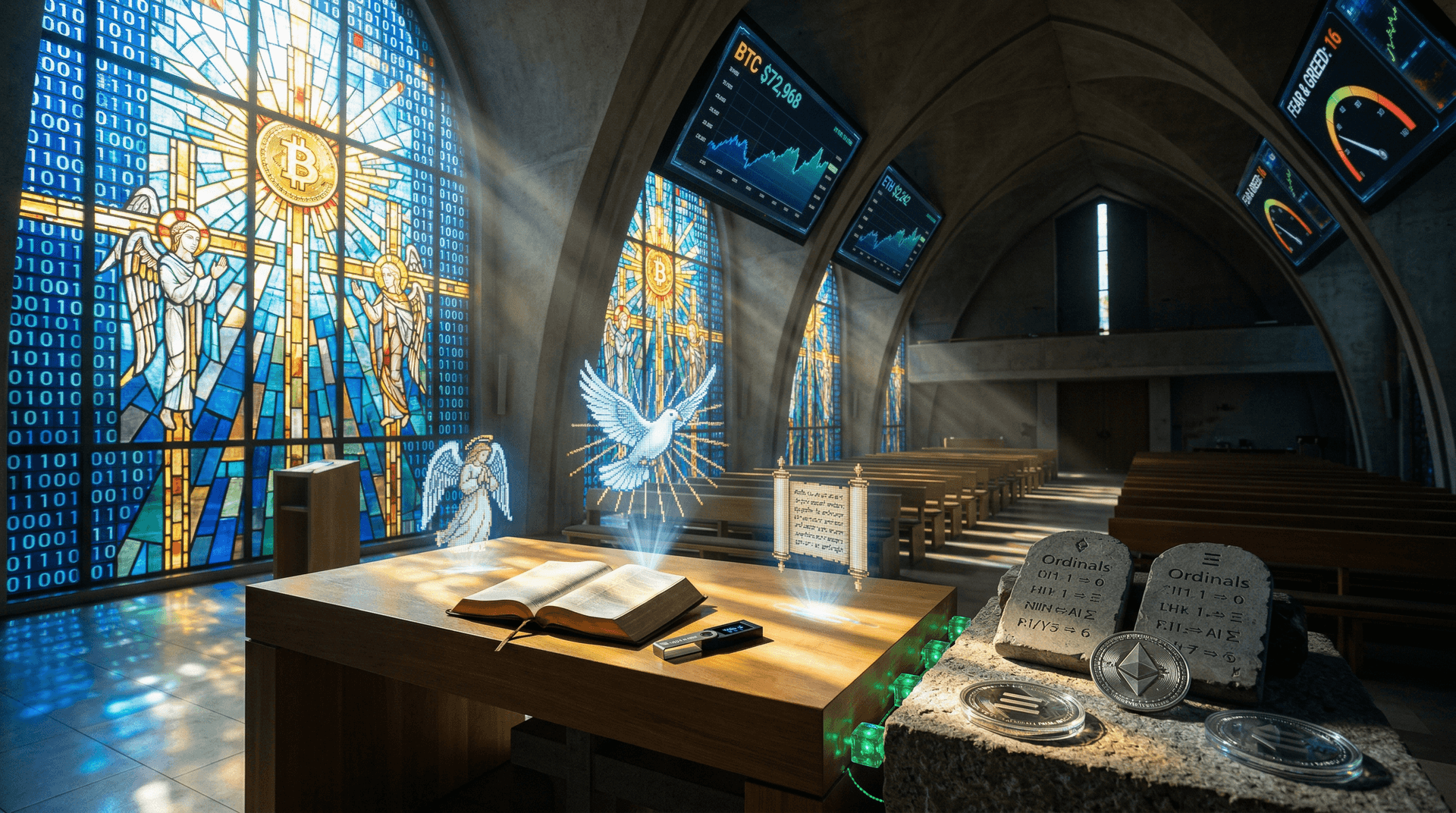 Faith-Inspired NFT Collectibles Draw 2,500 Mints on ETH, Ordinals