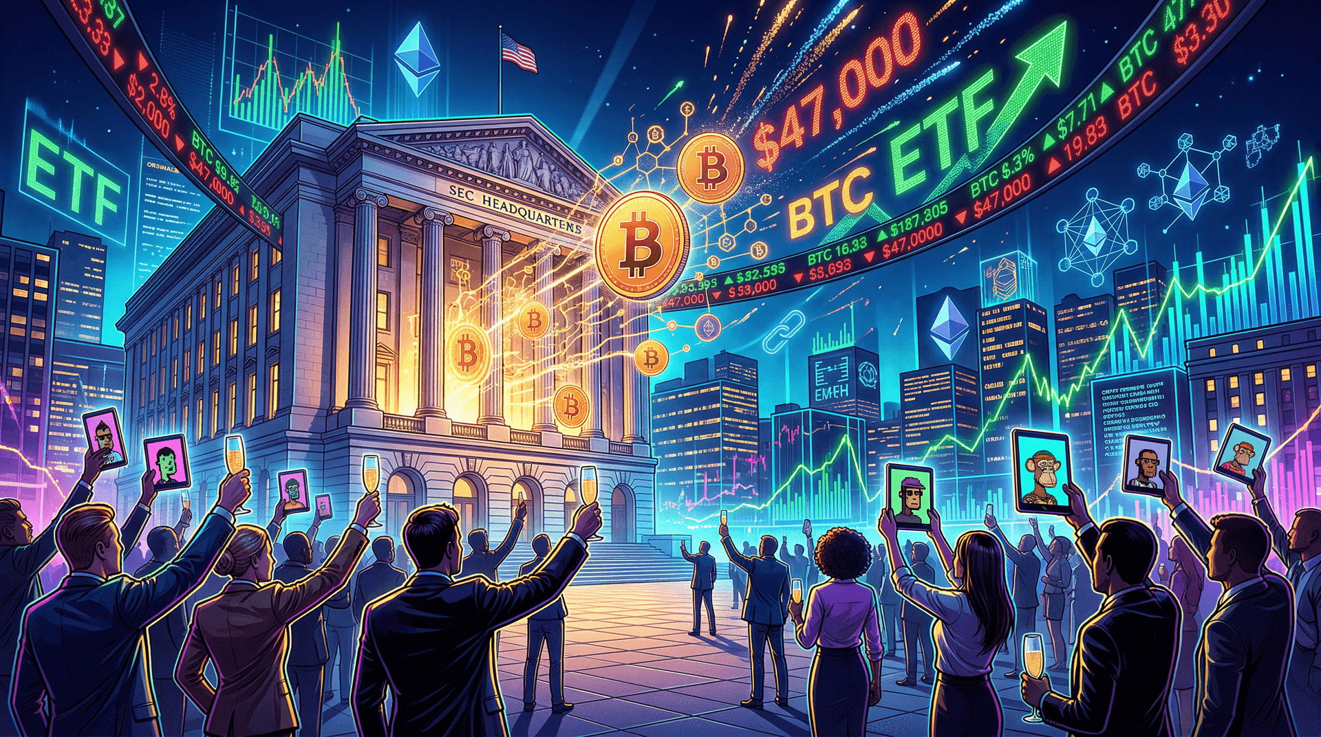 SEC Approves 11 Spot Bitcoin ETFs: Crypto Milestone