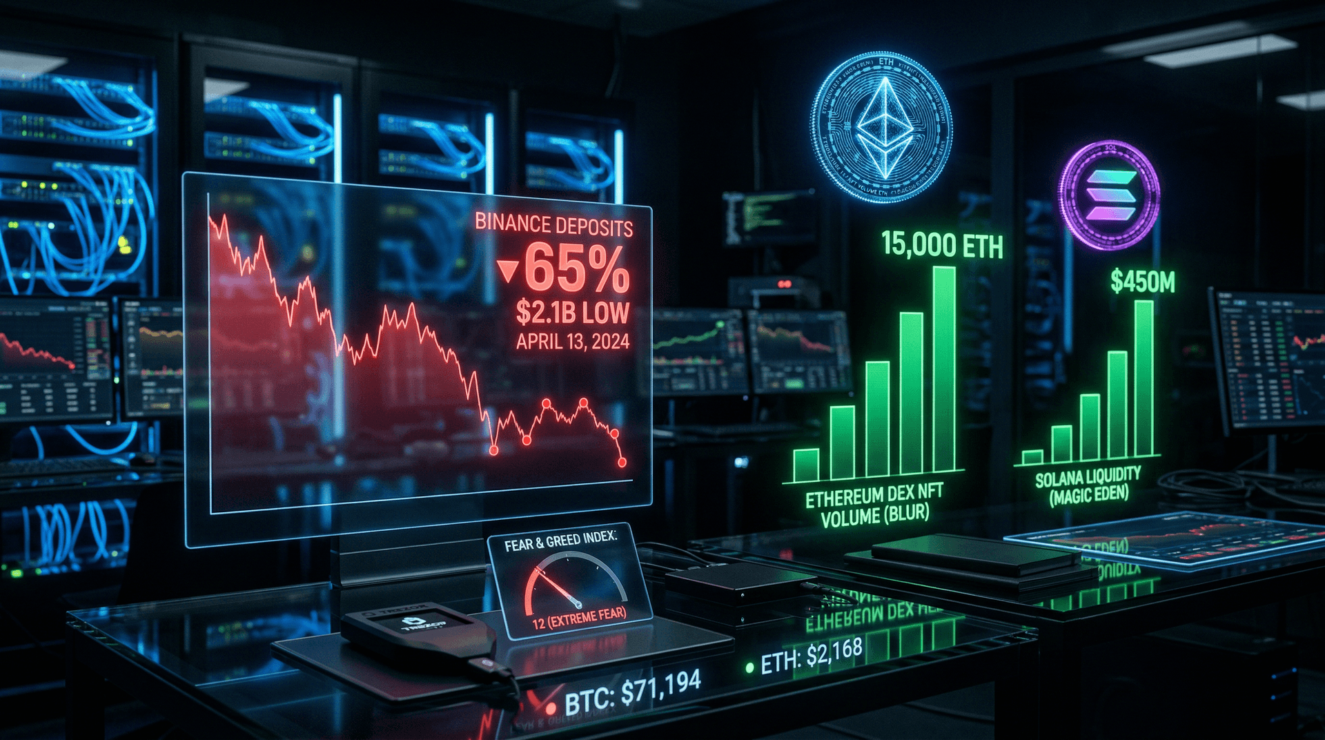 Binance Deposits Drop 65% to $2.1B Six-Month Low as NFT Liquidity Shifts to DEXes