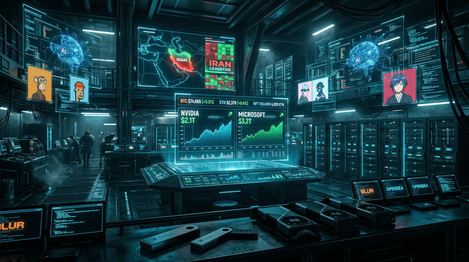 Claude AI Agent Buys $2T Nvidia/MSFT Pre-Ceasefire