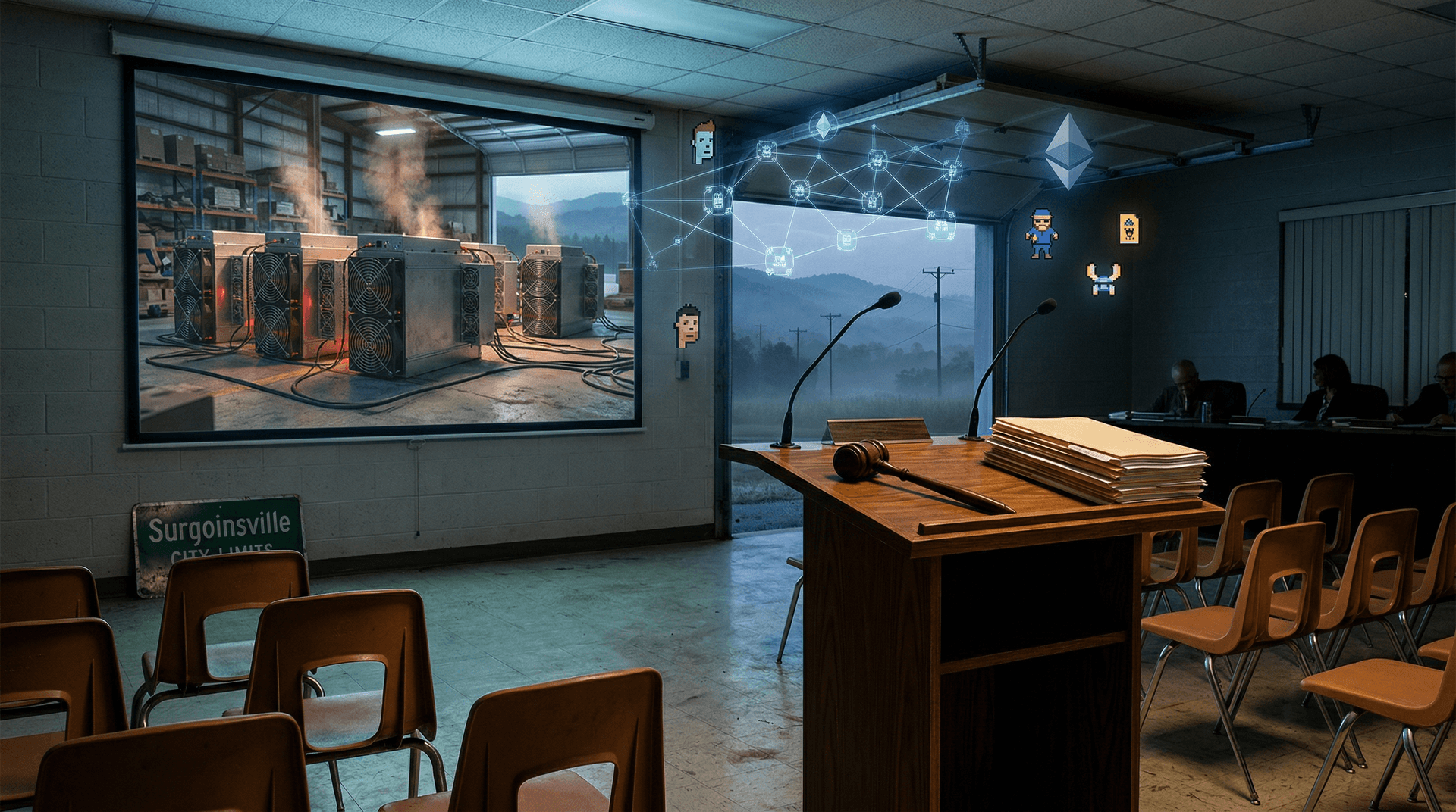 Surgoinsville Crypto Mining Regulation Passes, BTC Hits $74,751