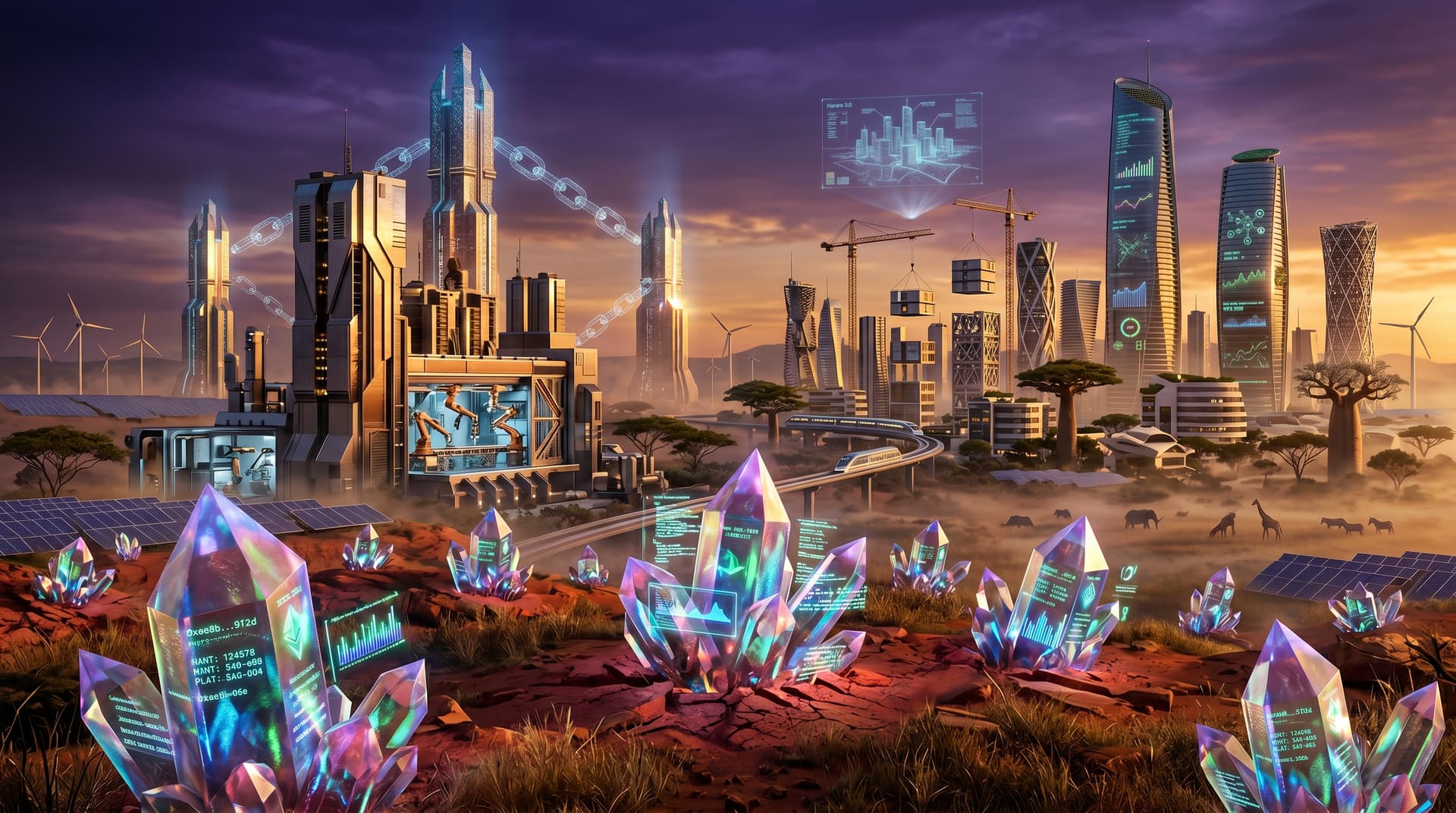 Zimbabwe AI Crypto City Launches NFT RWA as BTC Hits $74K