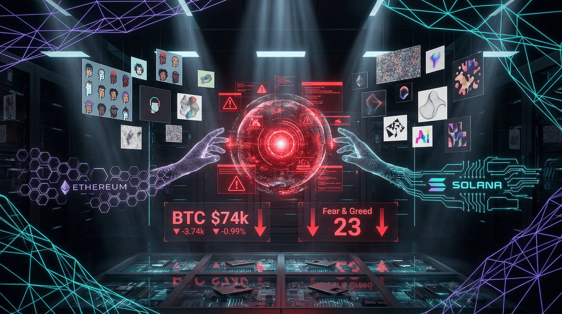 Crypto Anthropic AI Model Boosts NFTs as Fear & Greed Hits 23