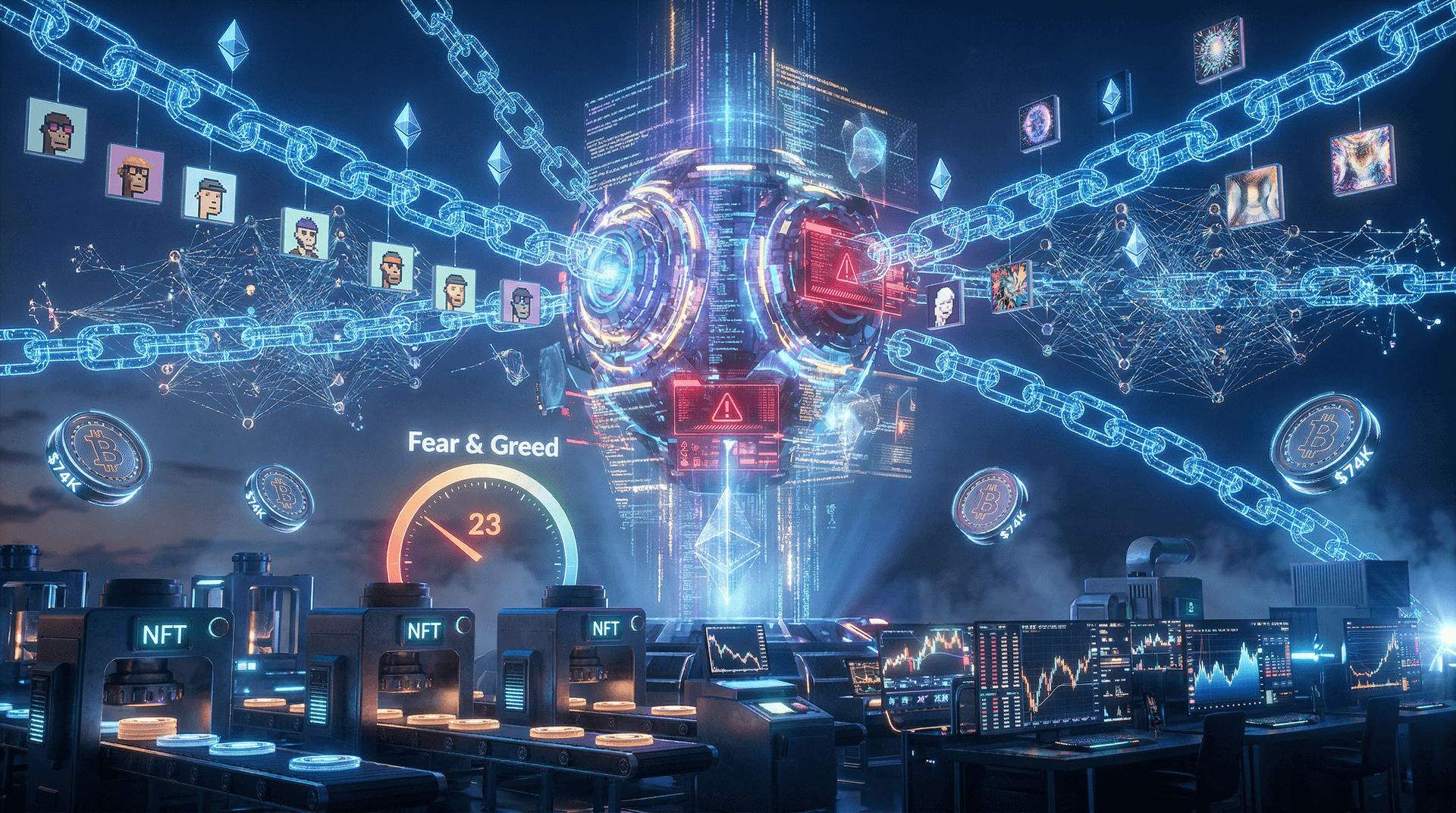 Crypto Anthropic AI Fuels NFT Boom as BTC Hits $74,823