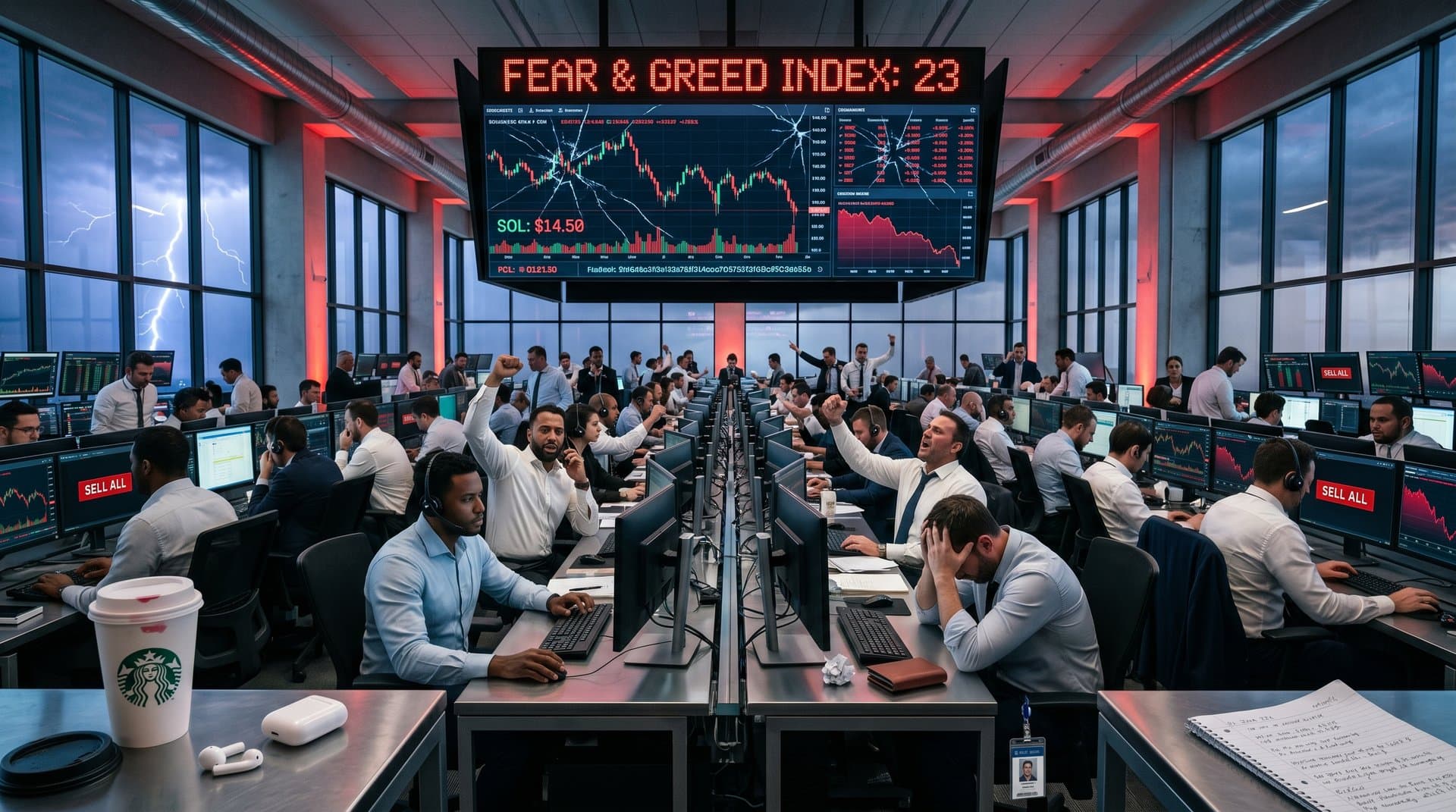 Fractured NFTs and red Fear & Greed gauge at 23 on glitchy blockchain amid scam warnings