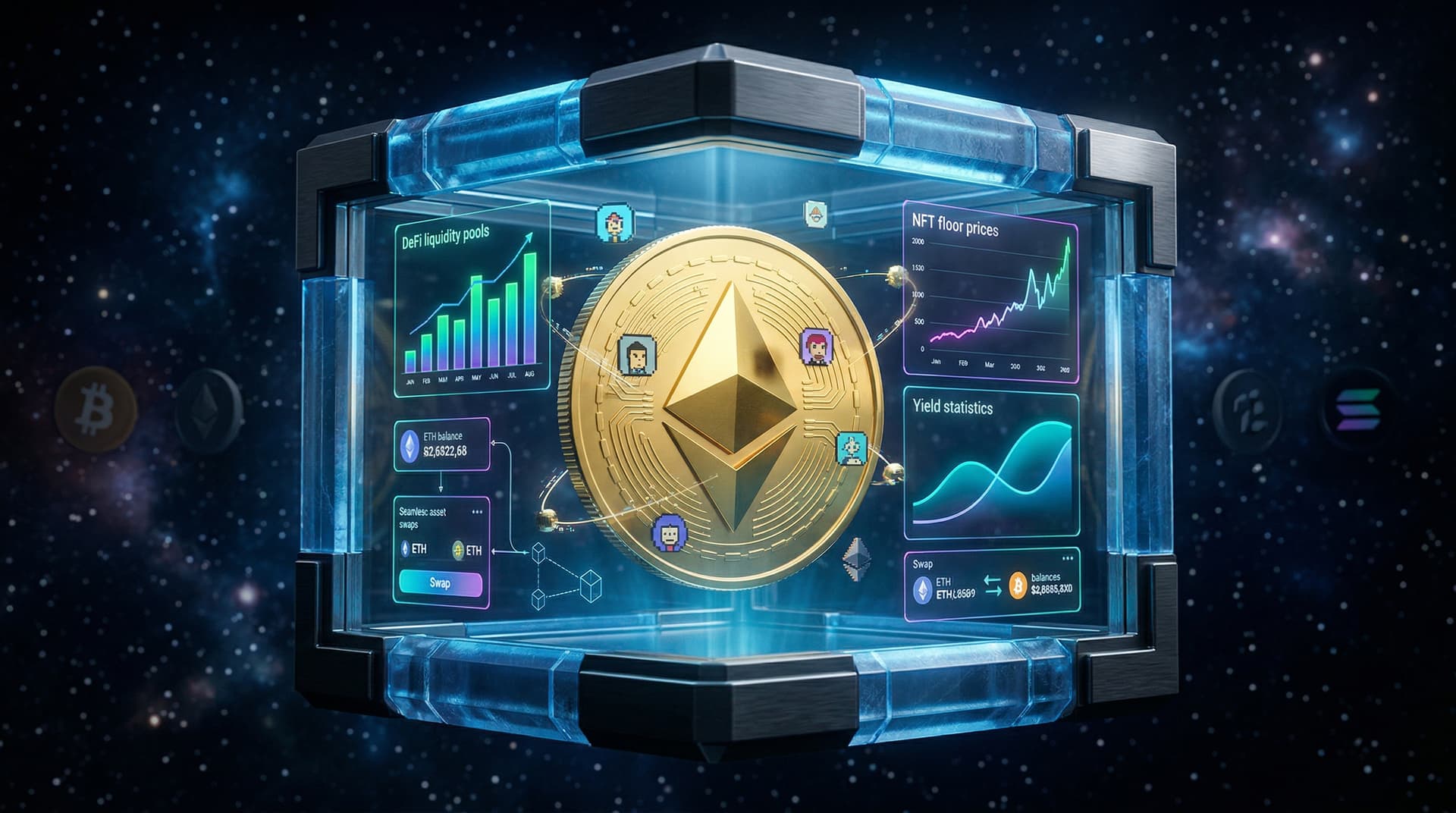 Owning One Cryptocurrency Optimizes NFT DeFi Liquidity