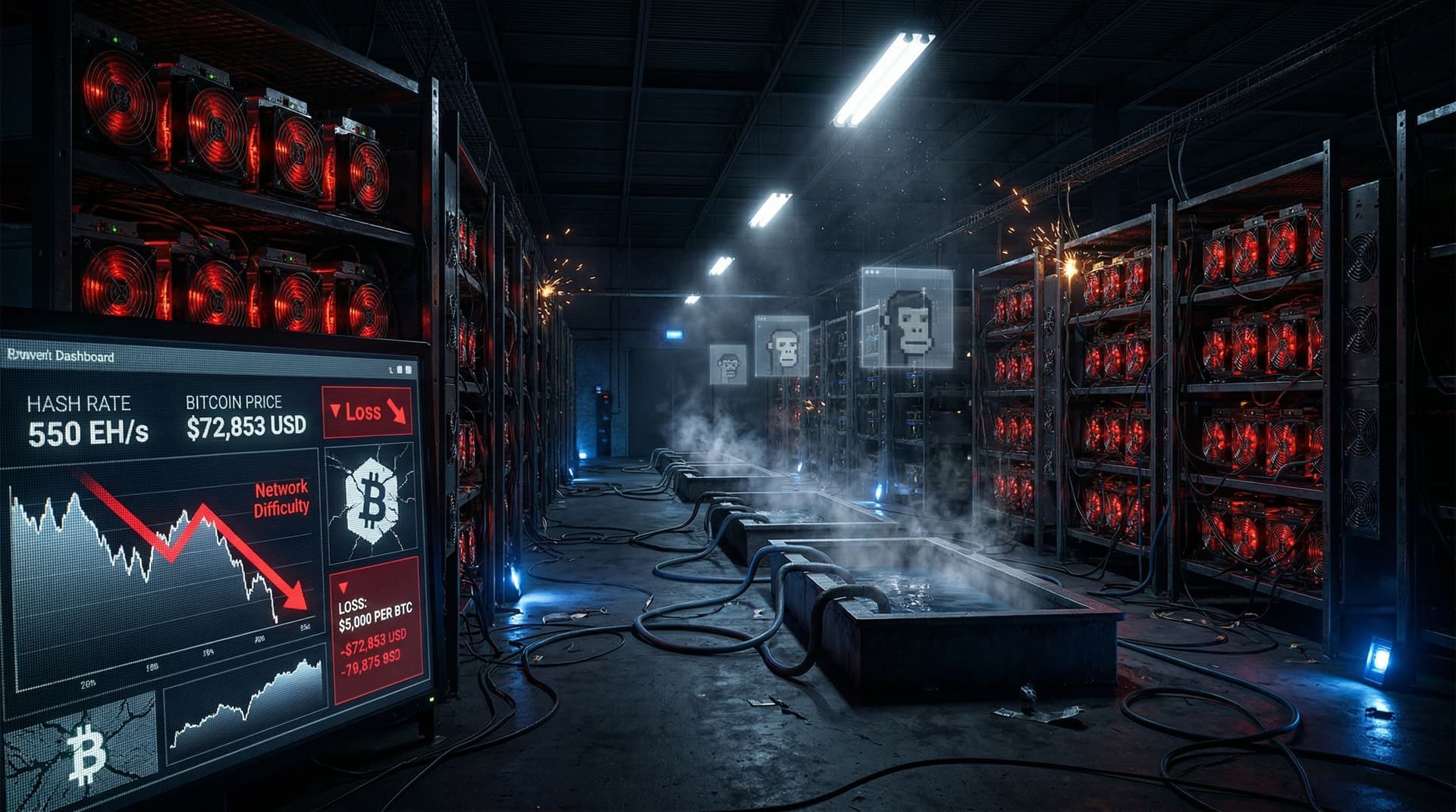 Bitcoin Mining Losses Hit Every Coin as Difficulty Drops
